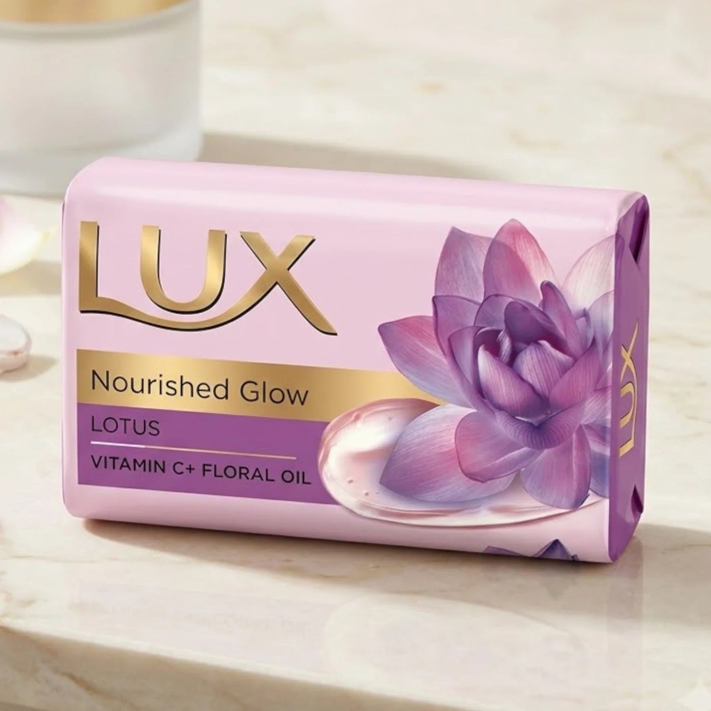 lux soap nourished glow 163g