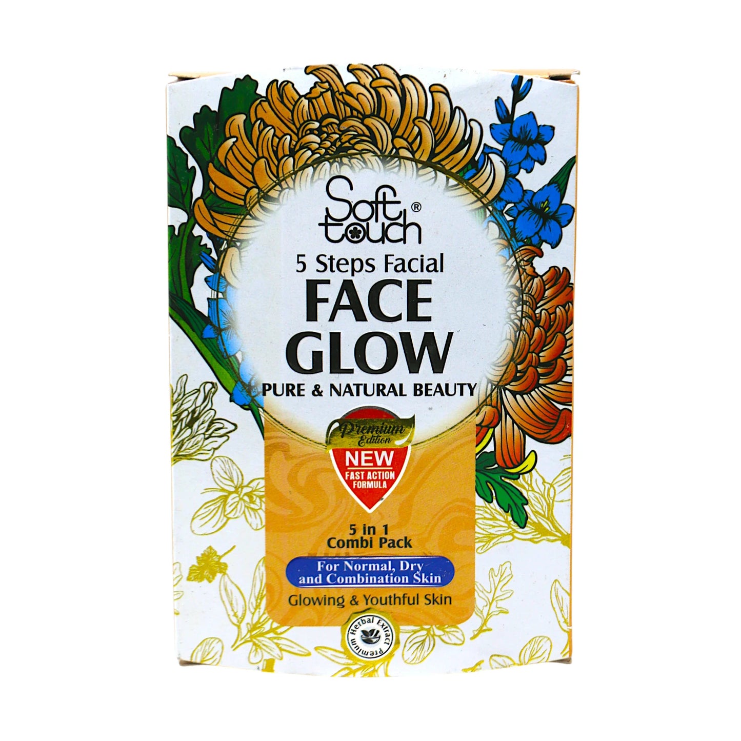 golden girl face glow facial pack pak