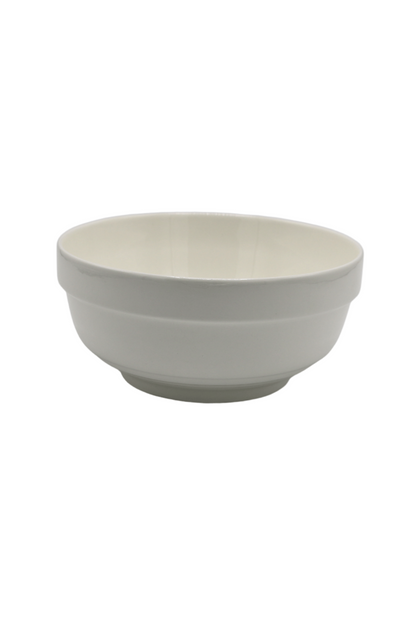 white ceramic bowl 7" china