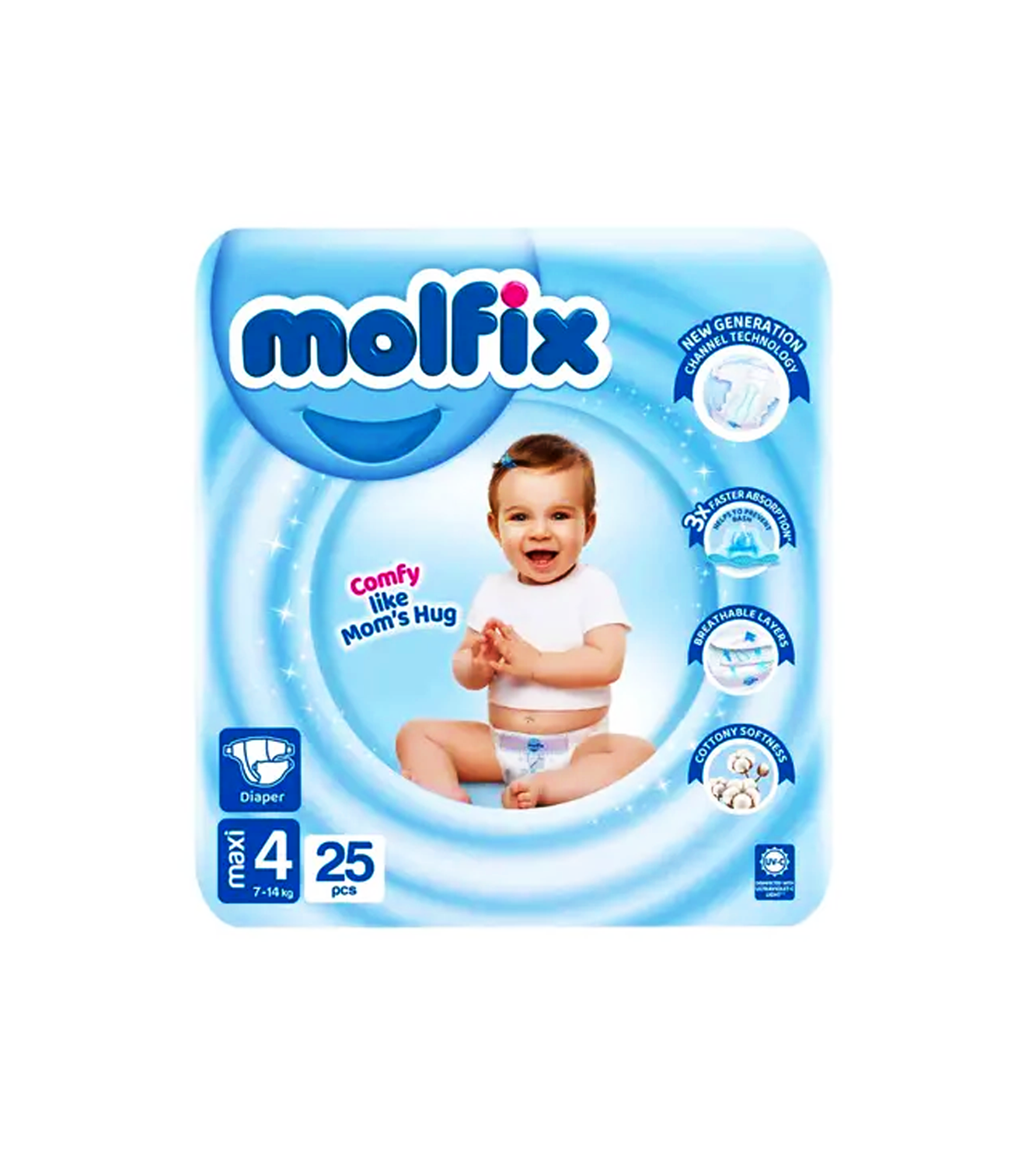 molfix diaper economy maxi 25pc