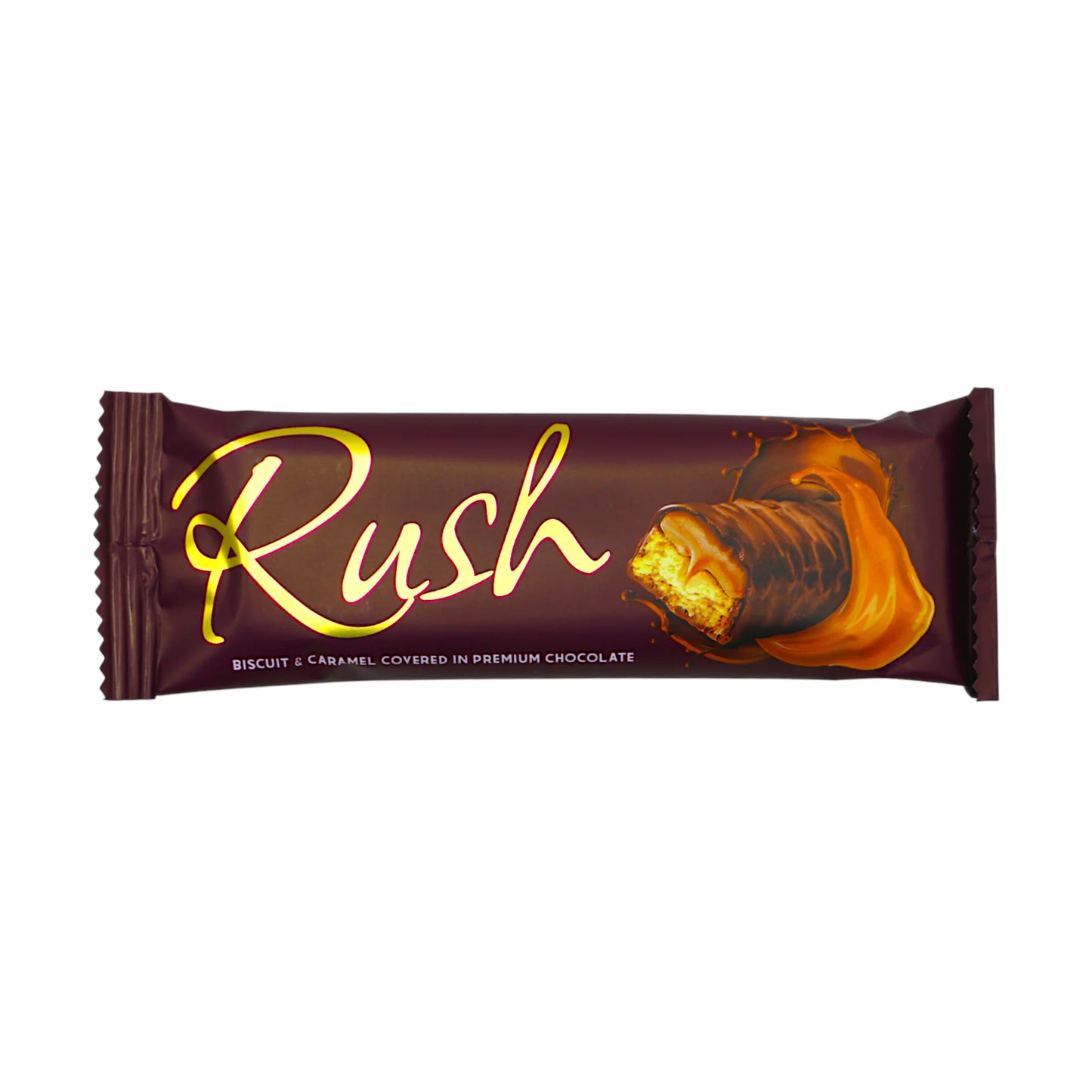 rush biscuit & caramel premium chocolate 100rs