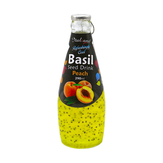 italiano basil seed drink peach 290ml