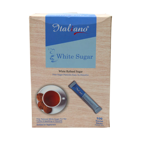 italiano white sugar sachet 100pc