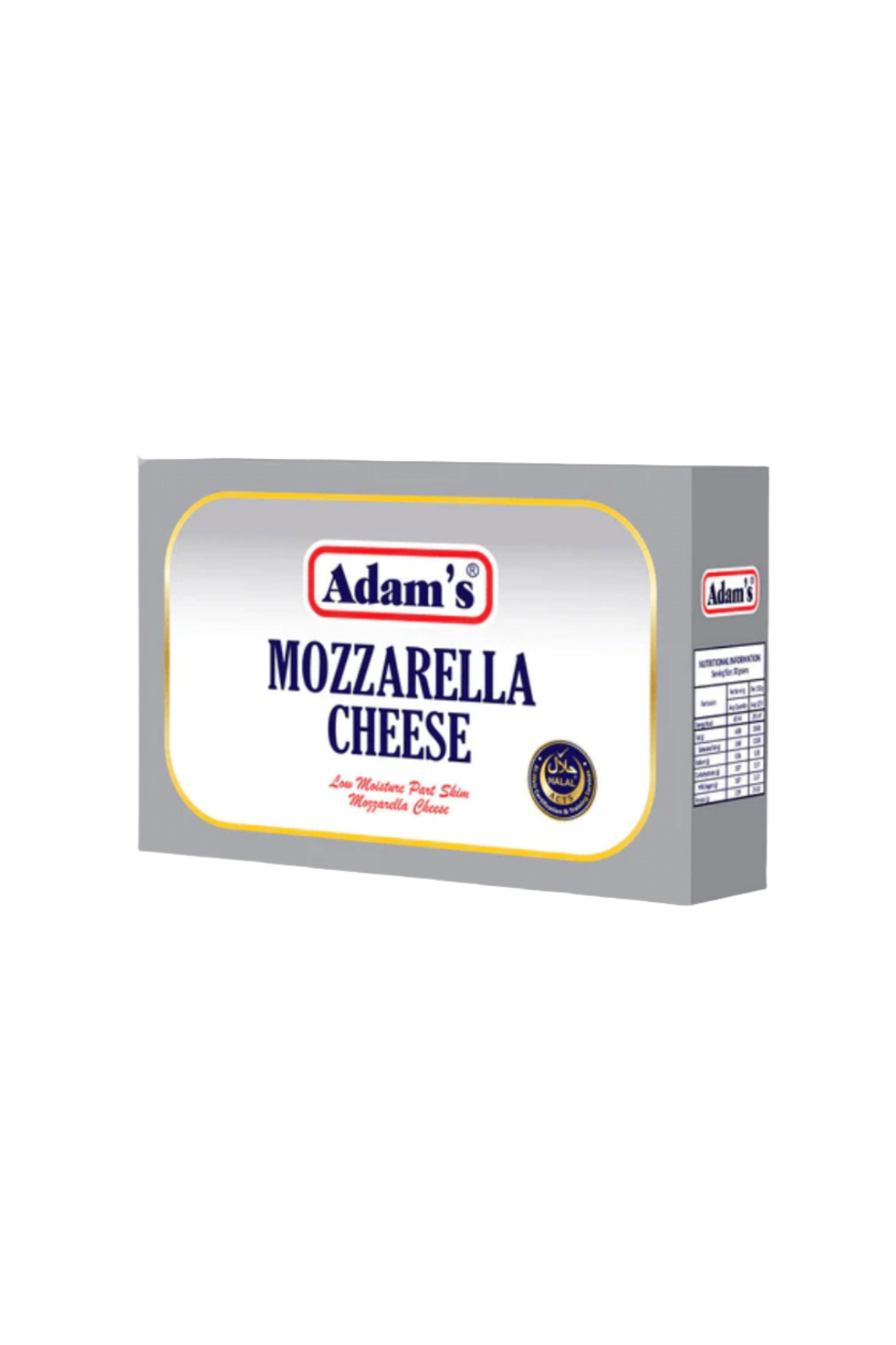 adams mozzarella silver cheese 400g