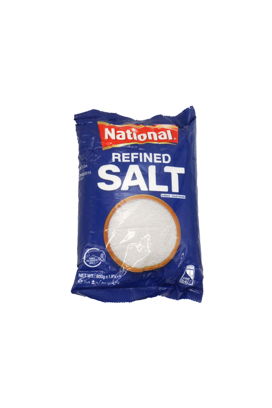 national salt refined 800g blue