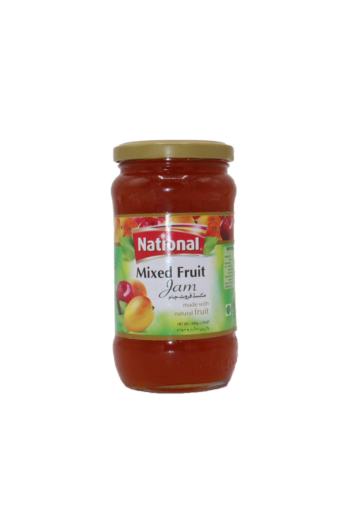 national jam mix fruit 420g