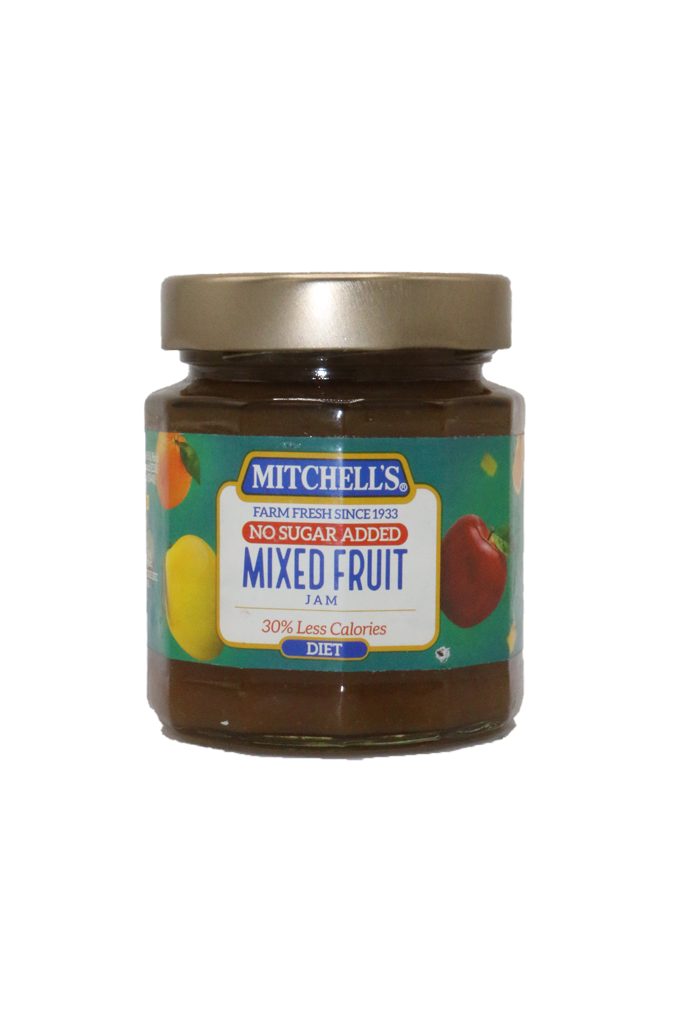 mitchells jam diet golden apple 300g