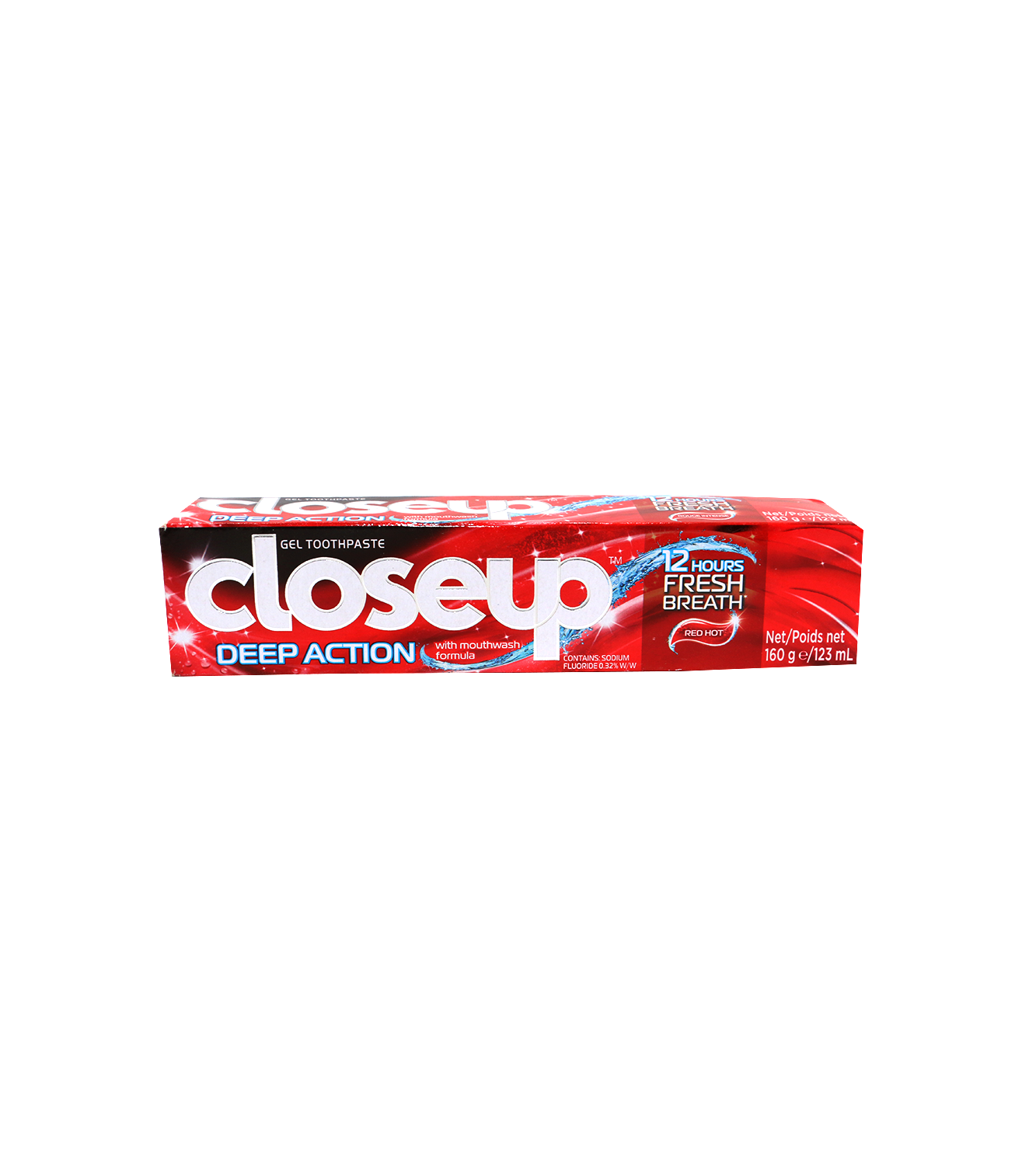 close up toothpaste red hot triple fresh 160g vietnam